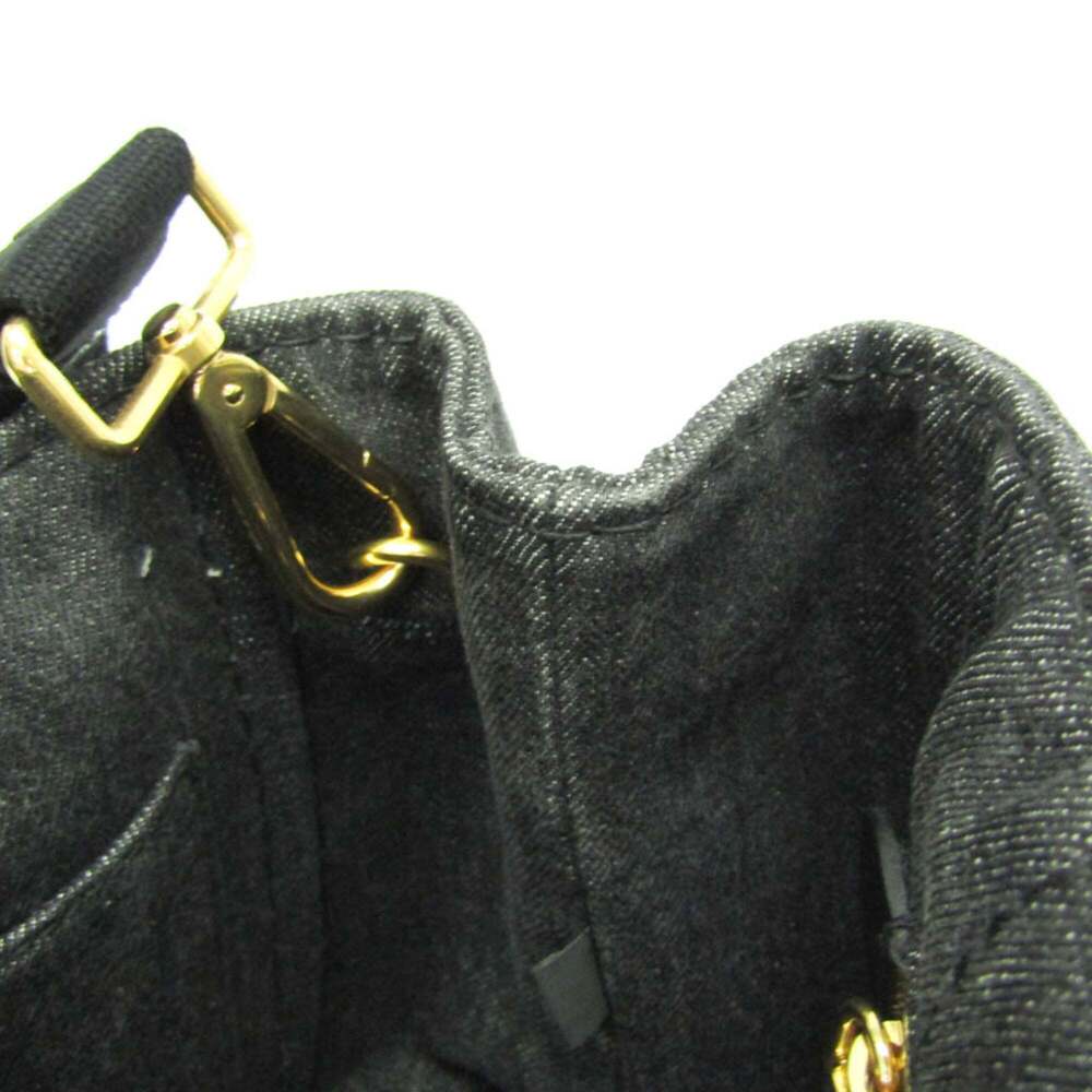 PRADA Black Canvas Shoulder Bag - Picture 12 of 16